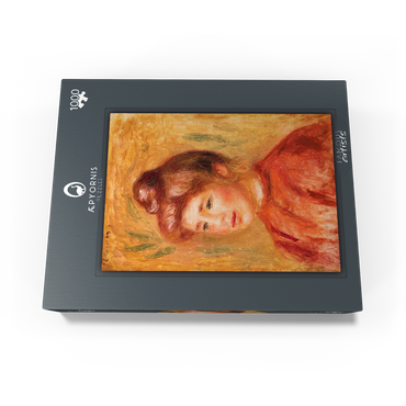 Bust of Woman in Red (Buste de femme en rouge) (1905-1908) by Pierre-Auguste Renoir 1000 Jigsaw Puzzle box view1