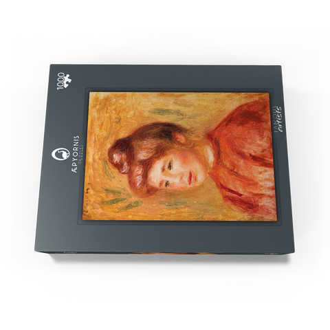 Bust of Woman in Red (Buste de femme en rouge) (1905-1908) by Pierre-Auguste Renoir 1000 Jigsaw Puzzle box view1