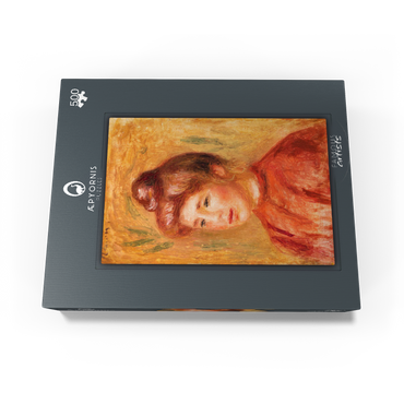 Bust of Woman in Red (Buste de femme en rouge) 1905-1908 by Pierre-Auguste Renoir 500 Jigsaw Puzzle box view1