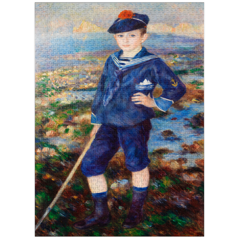 puzzleplate Sailor Boy (Portrait of Robert Nunès) (1883) by Pierre-Auguste Renoir 1000 Jigsaw Puzzle