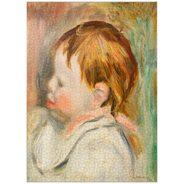 puzzleplate Baby's Head (Tête d'enfant, profil à gauche) (1895) by Pierre-Auguste Renoir 1000 Jigsaw Puzzle