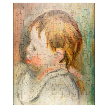 puzzleplate Babys Head (Tête denfant profil à gauche) 1895 by Pierre-Auguste Renoir 100 Jigsaw Puzzle
