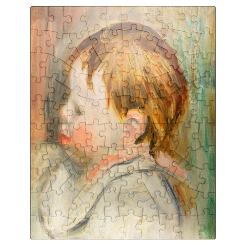 puzzleplate Babys Head (Tête denfant profil à gauche) 1895 by Pierre-Auguste Renoir 100 Jigsaw Puzzle