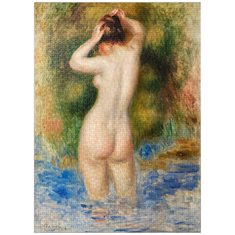puzzleplate Bather (Baigneuse) (1890) by Pierre-Auguste Renoir 1000 Jigsaw Puzzle