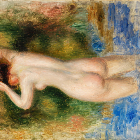 Bather (Baigneuse) (1890) by Pierre-Auguste Renoir 1000 Jigsaw Puzzle 3D Modell