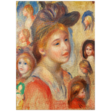 puzzleplate Study of Girls' Heads (Étude de têtes de jeunes filles) (1893) by Pierre-Auguste Renoir 1000 Jigsaw Puzzle