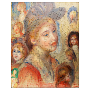 puzzleplate Study of Girls Heads (Étude de têtes de jeunes filles) 1893 by Pierre-Auguste Renoir 100 Jigsaw Puzzle