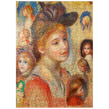 puzzleplate Study of Girls Heads (Étude de têtes de jeunes filles) 1893 by Pierre-Auguste Renoir 500 Jigsaw Puzzle