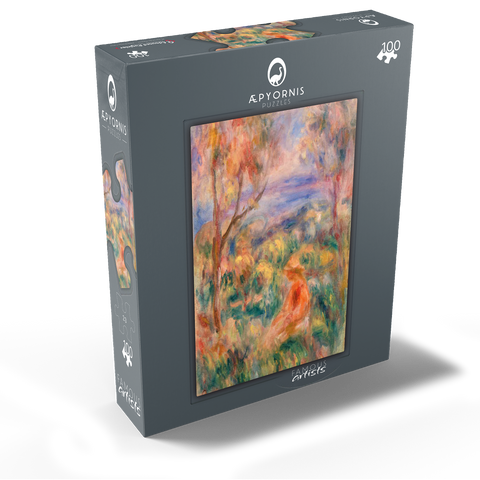 Seated Woman with Sea in the Distance (Femme assise au bord de la mer) 1917 by Pierre-Auguste Renoir 100 Jigsaw Puzzle box view1