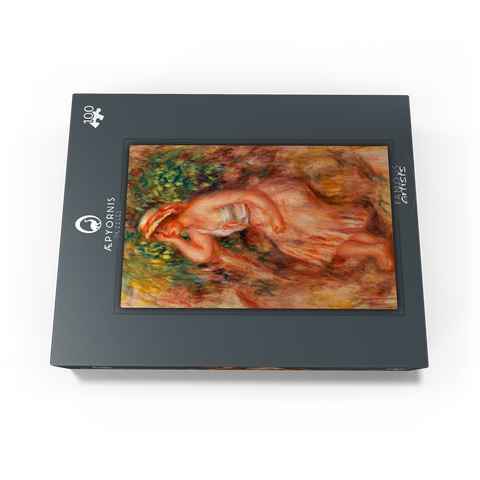 Woman Daydreaming (Rêveuse) 1913 by Pierre-Auguste Renoir 100 Jigsaw Puzzle box view1