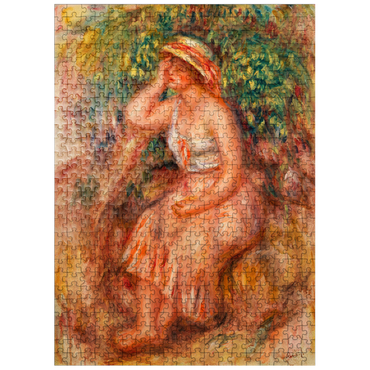 puzzleplate Woman Daydreaming (Rêveuse) 1913 by Pierre-Auguste Renoir 500 Jigsaw Puzzle