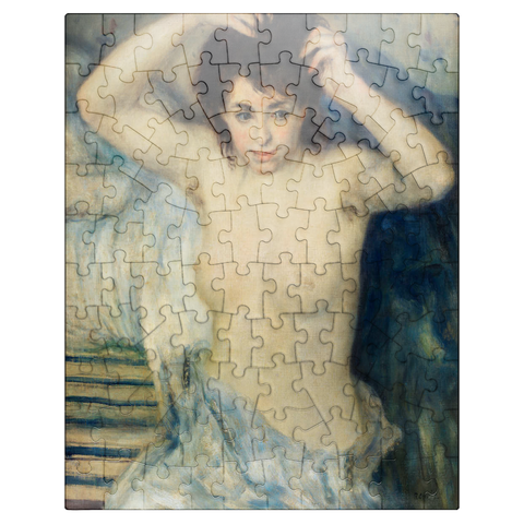 puzzleplate Before the Bath (Avant le bain) 1875 by Pierre-Auguste Renoir 100 Jigsaw Puzzle