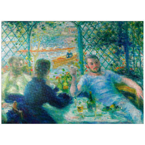 puzzleplate Lunch at the Restaurant Fournaise (The Rowers' Lunch) (1875) by Pierre-Auguste Renoir 1000 Jigsaw Puzzle