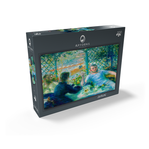 Lunch at the Restaurant Fournaise The Rowers Lunch 1875 by Pierre-Auguste Renoir 100 Jigsaw Puzzle box view1