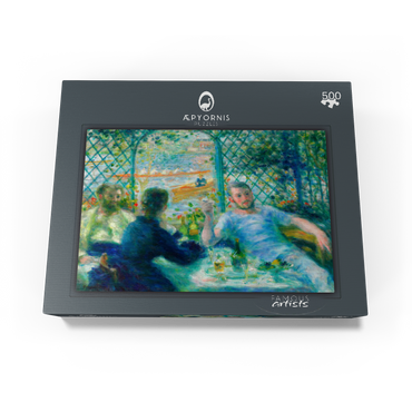 Lunch at the Restaurant Fournaise The Rowers Lunch 1875 by Pierre-Auguste Renoir 500 Jigsaw Puzzle box view1