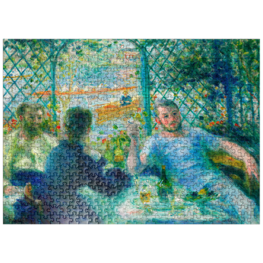 puzzleplate Lunch at the Restaurant Fournaise The Rowers Lunch 1875 by Pierre-Auguste Renoir 500 Jigsaw Puzzle