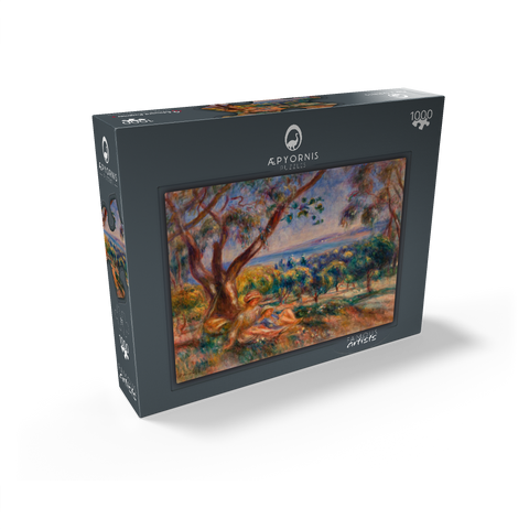 Landscape with Figures, near Cagnes (Paysage avec figures, environs de Cagnes) (1910) by Pierre-Auguste Renoir 1000 Jigsaw Puzzle box view1