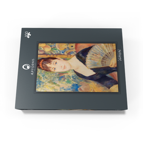 Woman with Fan (Femme à léventail) 1886 by Pierre-Auguste Renoir 100 Jigsaw Puzzle box view1