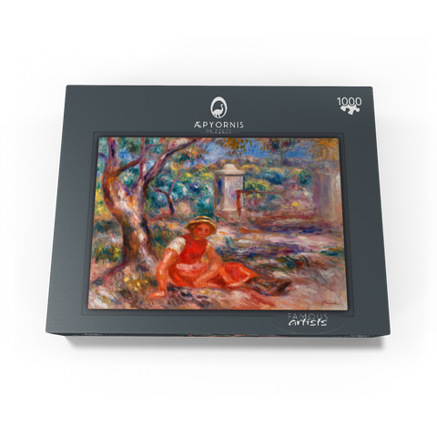 Girl at the Foot of a Tree (Fillette au pied d'un arbre) (1914) by Pierre-Auguste Renoir 1000 Jigsaw Puzzle box view1