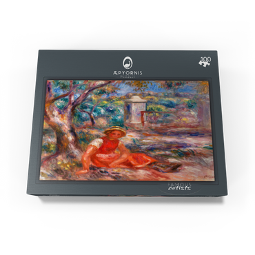 Girl at the Foot of a Tree (Fillette au pied dun arbre) 1914 by Pierre-Auguste Renoir 100 Jigsaw Puzzle box view1