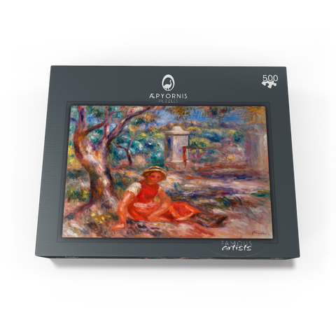 Girl at the Foot of a Tree (Fillette au pied dun arbre) 1914 by Pierre-Auguste Renoir 500 Jigsaw Puzzle box view1