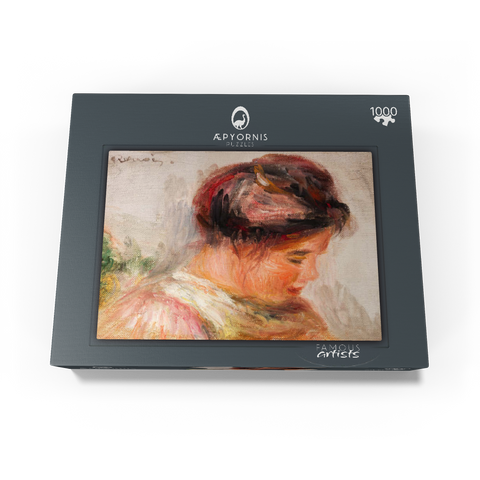Head of Young Girl (Tête de jeune fille) (1905-1908) by Pierre-Auguste Renoir 1000 Jigsaw Puzzle box view1
