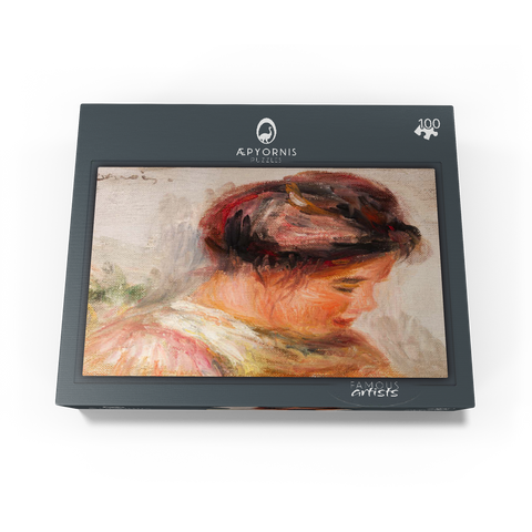 Head of Young Girl (Tête de jeune fille) 1905-1908 by Pierre-Auguste Renoir 100 Jigsaw Puzzle box view1