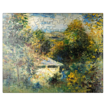 puzzleplate Louveciennes 1872-1873 by Pierre-Auguste Renoir 100 Jigsaw Puzzle