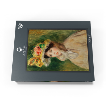 Woman with Capeline (Femme Ã la capeline) (early 1890s) by Pierre-Auguste Renoir 1000 Jigsaw Puzzle box view1