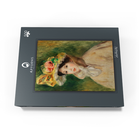 Woman with Capeline (Femme Ã la capeline) early 1890s by Pierre-Auguste Renoir 500 Jigsaw Puzzle box view1