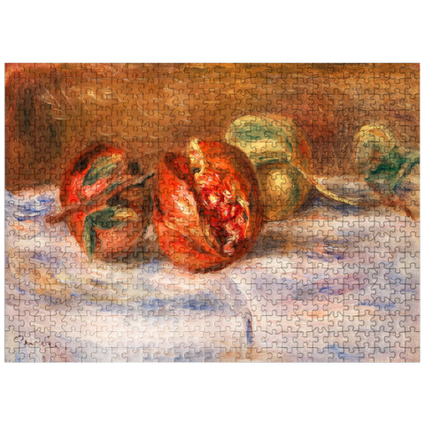puzzleplate Pomegranates (Grenades) 1910 by Pierre-Auguste Renoir 500 Jigsaw Puzzle