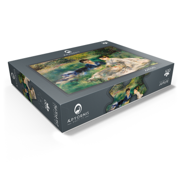 On the Grass (Jeunes femmes assises dans lherbe) 1873 by Pierre-Auguste Renoir 500 Jigsaw Puzzle box view1