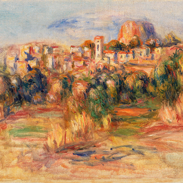 Landscape, La Gaude (Paysage, La Gaude) (1910) by Pierre-Auguste Renoir 1000 Jigsaw Puzzle 3D Modell