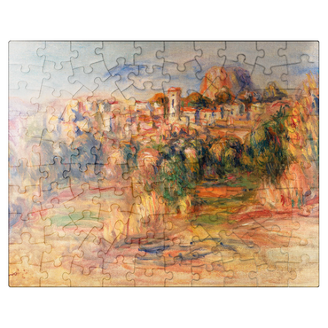 puzzleplate Landscape La Gaude (Paysage La Gaude) 1910 by Pierre-Auguste Renoir 100 Jigsaw Puzzle