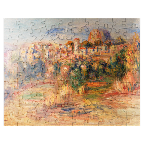 puzzleplate Landscape La Gaude (Paysage La Gaude) 1910 by Pierre-Auguste Renoir 100 Jigsaw Puzzle