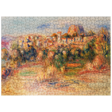 puzzleplate Landscape La Gaude (Paysage La Gaude) 1910 by Pierre-Auguste Renoir 500 Jigsaw Puzzle