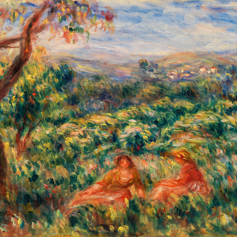 Landscape (Paysage) (1916) by Pierre-Auguste Renoir 1000 Jigsaw Puzzle 3D Modell