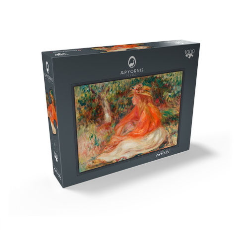 Seated Woman (Femme assise) (1910) by Pierre-Auguste Renoir 1000 Jigsaw Puzzle box view1