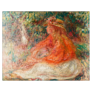 puzzleplate Seated Woman (Femme assise) 1910 by Pierre-Auguste Renoir 100 Jigsaw Puzzle