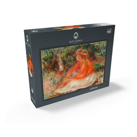 Seated Woman (Femme assise) 1910 by Pierre-Auguste Renoir 500 Jigsaw Puzzle box view1