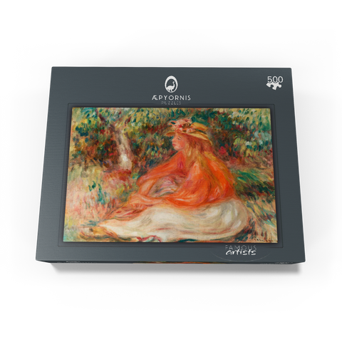 Seated Woman (Femme assise) 1910 by Pierre-Auguste Renoir 500 Jigsaw Puzzle box view1
