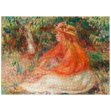 puzzleplate Seated Woman (Femme assise) 1910 by Pierre-Auguste Renoir 500 Jigsaw Puzzle
