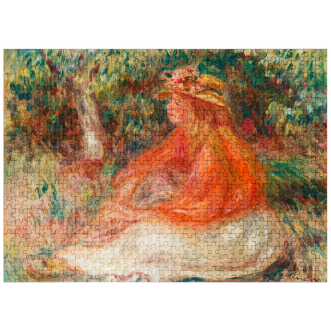 puzzleplate Seated Woman (Femme assise) 1910 by Pierre-Auguste Renoir 500 Jigsaw Puzzle