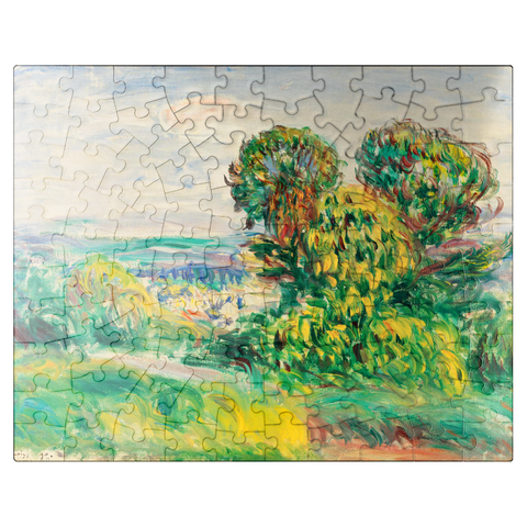 puzzleplate Landscape 1890 by Pierre-Auguste Renoir 100 Jigsaw Puzzle