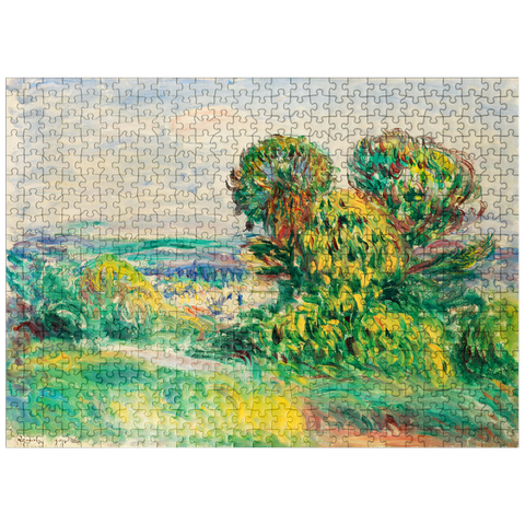 puzzleplate Landscape 1890 by Pierre-Auguste Renoir 500 Jigsaw Puzzle