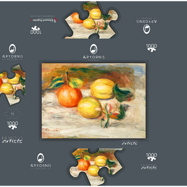 Lemons and Orange (Citrons et orange) (1913) by Pierre-Auguste Renoir 1000 Jigsaw Puzzle box 3D Modell