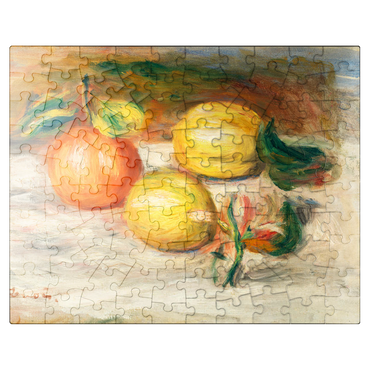 puzzleplate Lemons and Orange (Citrons et orange) 1913 by Pierre-Auguste Renoir 100 Jigsaw Puzzle