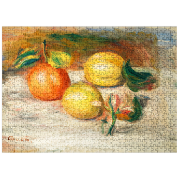 puzzleplate Lemons and Orange (Citrons et orange) 1913 by Pierre-Auguste Renoir 500 Jigsaw Puzzle