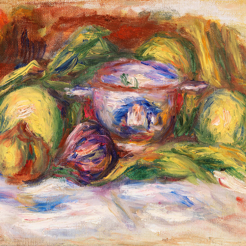 Bowl, Figs, and Apples (Écuelle, figues et pommes) (1916) by Pierre-Auguste Renoir 1000 Jigsaw Puzzle 3D Modell
