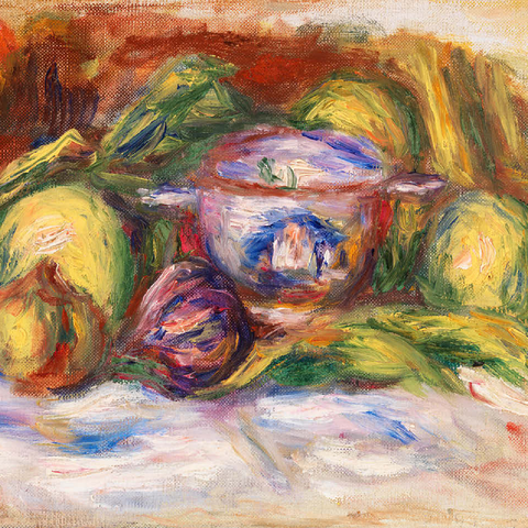 Bowl, Figs and Apples (Écuelle, figues et pommes) 1916 by Pierre-Auguste Renoir 100 Jigsaw Puzzle 3D Modell